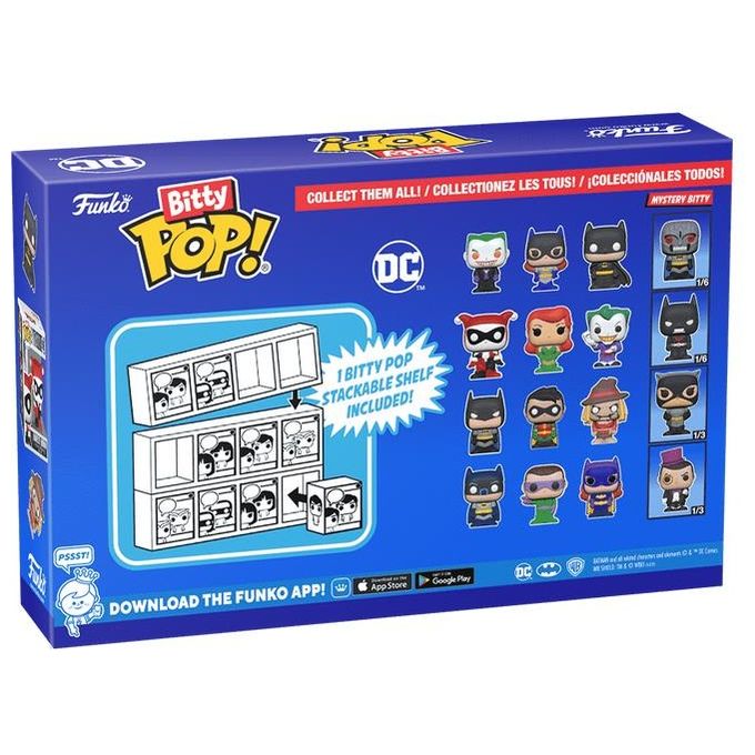 Funko Pop! Bitty DC The Joker 4 Pezzo Pack