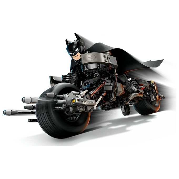 LEGO DC Il Personaggio Costruibile di Batman con Bat-Pod Moto e Action Figure Giocattolo da Il Cavaliere Oscuro da Costruire Regalo da Supereroi per Bambini Bambine e Adulti da Collezione 76273