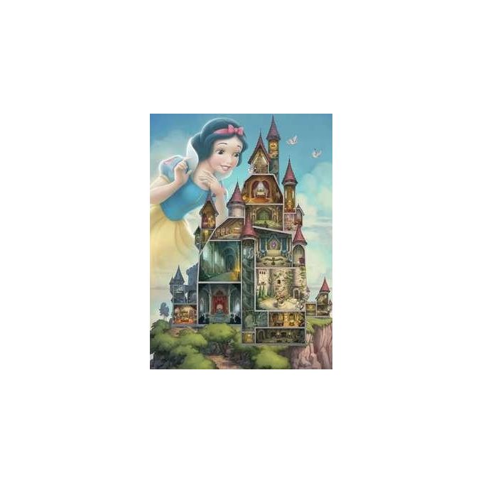 Ravensburger Puzzle 1000 Pezzi Disney Princess Biancaneve Castle Collection