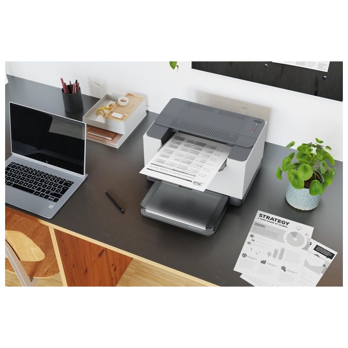 HP LaserJet M207dw 8J9K9F Stampante a Singola Funzione A4 Stampa Fronte e Retro Automatica in Bianco e Nero USB Wi-Fi Ethernet HP Smart Pannello di Controllo con Pulsanti LED Grigia