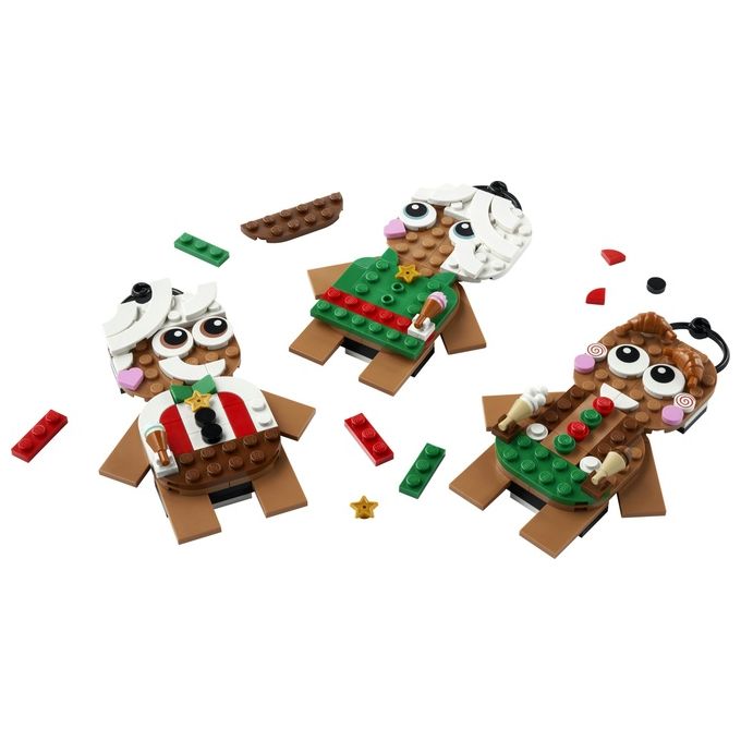LEGO Creator 40642 Ornamenti di Pan di Zenzero, Giochi da Costruire per Bambini 6+, Regalo di Pasqua, Decorazione per Casa