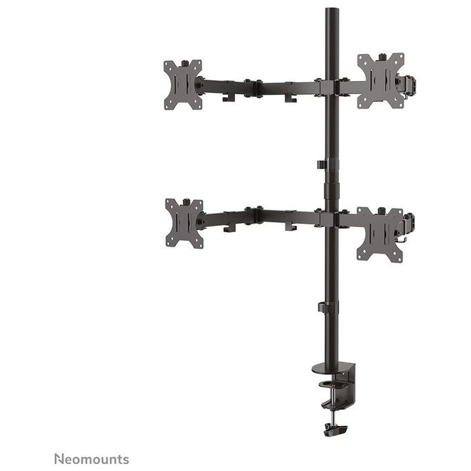 Neomounts by Newstar FPMA-D550D4BLACK Supporto da Scrivania Full Motion per Schermi 13-32'' Nero