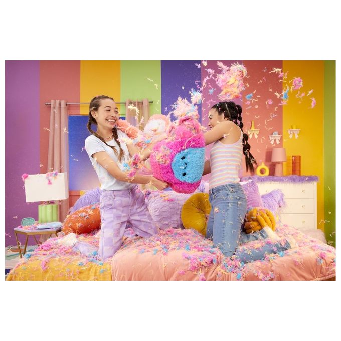 MGA Entertainment Peluche Fluffie Stuffiez Pillow Fight- Rainbow Assortito