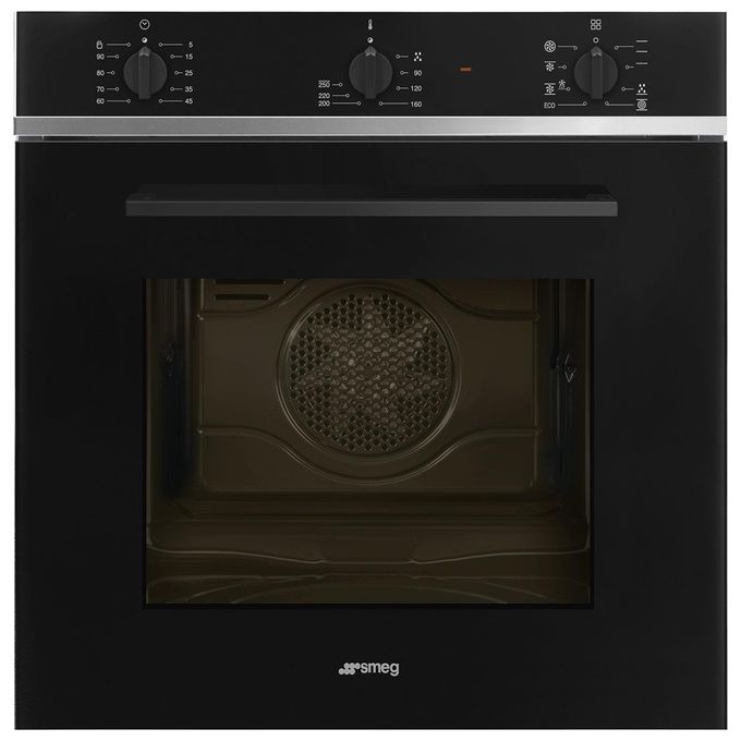 Smeg SF64M3TB Forno da Incasso Multifunzione Elettrico Termoventilato 70 litri Nero Sistema di pulizia Vapor Clean Classe A