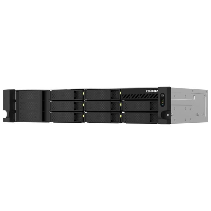QNAP TS-864EU-8G Server NAS Rack 8 Alloggiamenti HDD SSD SATA III Intel Celeron 8 GB DDR4 Ethernet 2.5 Gbps colore Nero