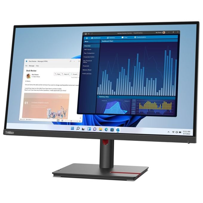Lenovo ThinkVision T27p-30 LED Display 27'' 3840x2160 Pixel 4K Ultra HD Nero