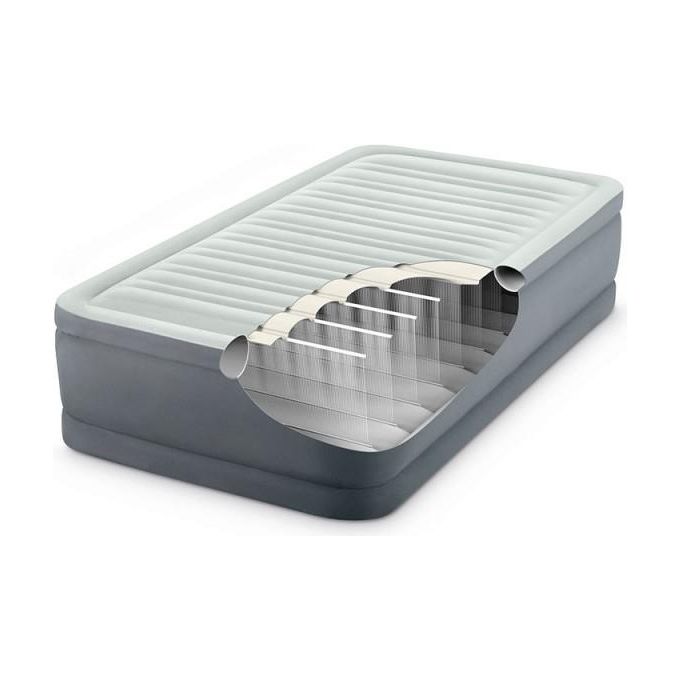 Intex 64902ND Materasso Dura-Beam PremAire Singolo Autogonfiante 99x191x46 cm Singolo Versione 2023