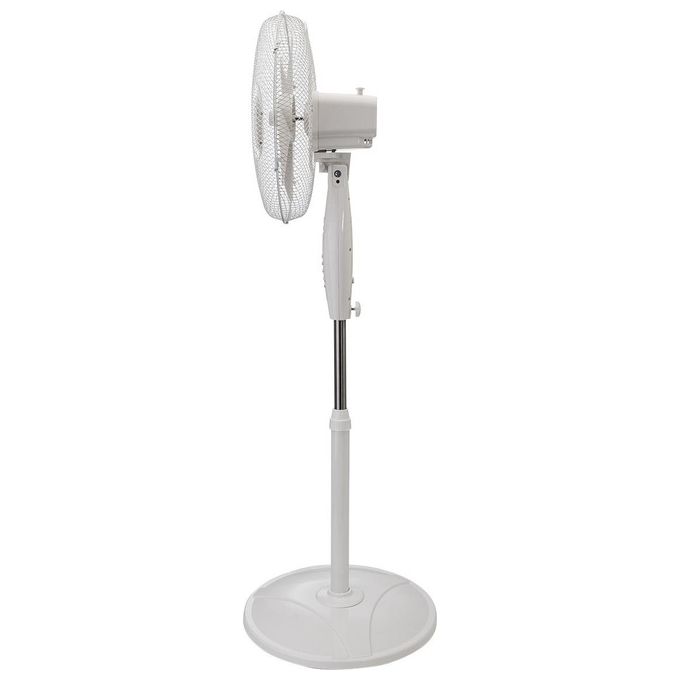 Bimar Ventilatore a Piantana Elettronico 40 cm con Telecomando e Timer Motore da 40W 5 Pale Oscillazione Automatica con Inclinazione Alto Basso