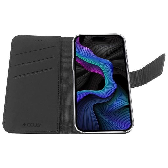 Celly Wally Case per Samsung Galaxy S23 FE Nero