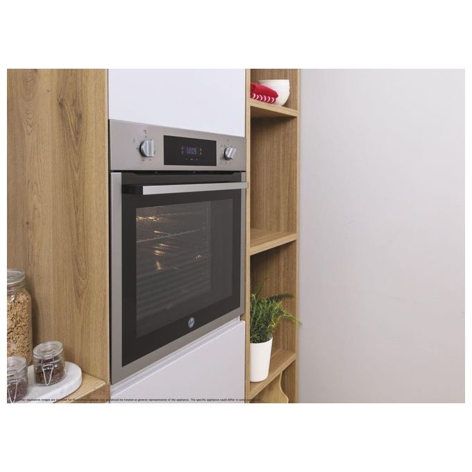 HOOVER HOC3U3178IN Forno Elettrico da Incasso Ventilato Multifunzione con Grill 70 Litri 60 cm Classe A+ Wi-Fi colore Acciaio Inox