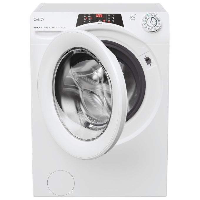 Candy RO14104DWMT1S Rapido' Lavatrice Frontale 10 Kg 1400 rpm Classe A Wi-Fi Vapore Inverter (85x60x58 cm) colore Bianco