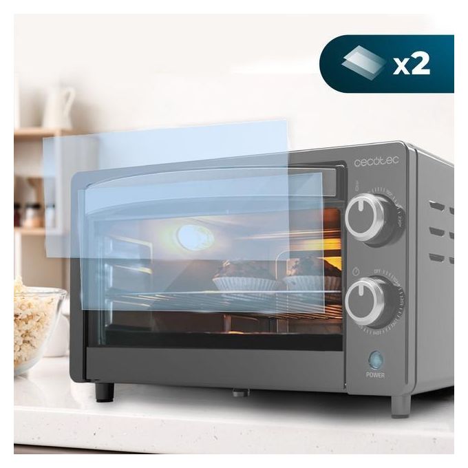 Cecotec BakeeToast 1090 Black Forno da Tavolo 10 Litri 1000W