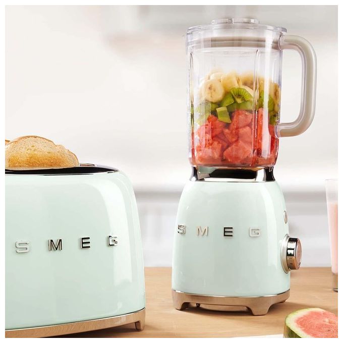 Smeg BLF01PGEU Frullatore Anni '50 1,5Lt 800W Verde Pastello