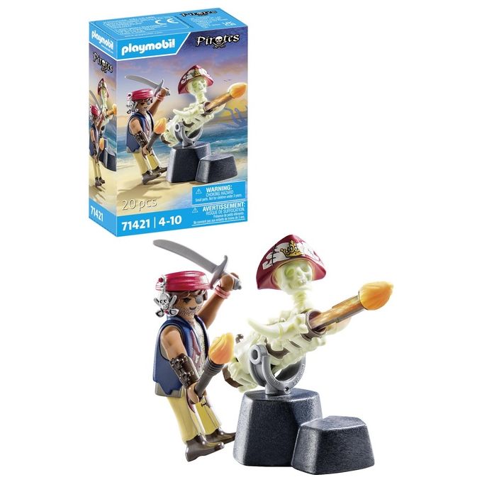Playmobil Pirates Pirata con Cannone
