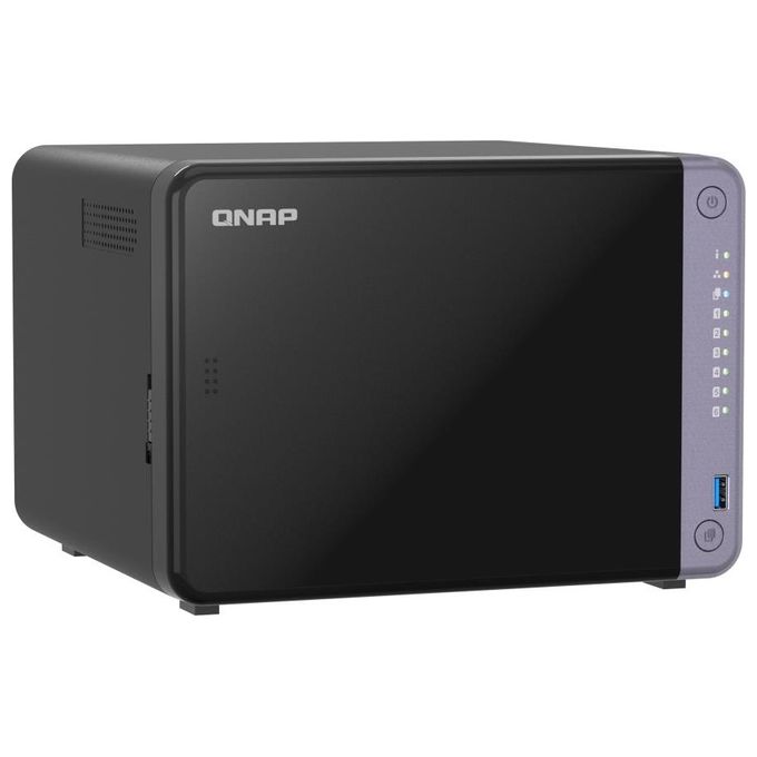 Qnap TS-632X-4G Server Nas e di Archiviazione Tower Alpine Alpine Al-524 4Gb Ddr4 Qnap Qts Nero