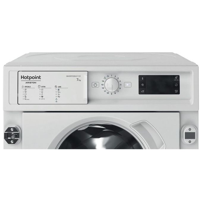 Hotpoint BI WMHG 71483 EU N Lavatrice da incasso Frontale 7 Kg 1400 rpm Classe D Motore Inverter 14 Programmi (81.5x59.5x54.5 cm) colore Bianco