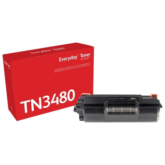 Xerox Everyday Toner Mono Split ad Resa Standard Brother Tn-3480 8000 Pagine