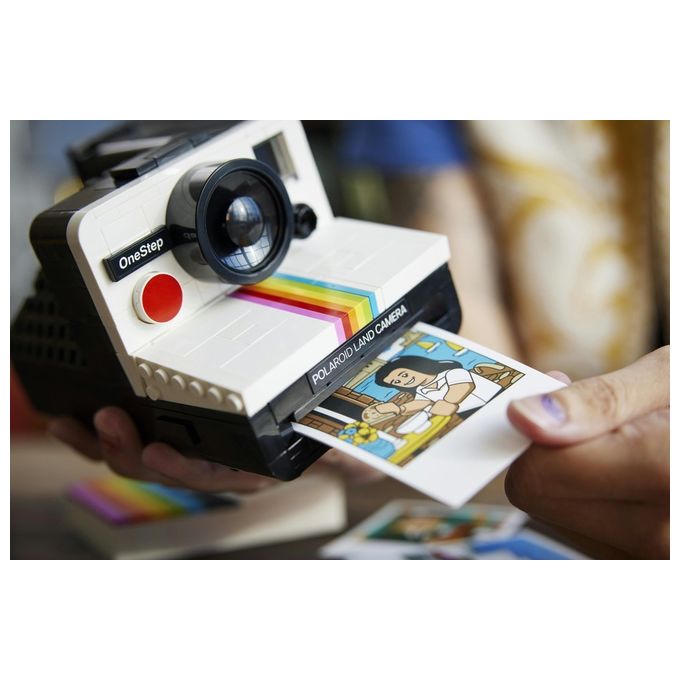 LEGO Ideas Fotocamera Polaroid OneStep SX-70 21345 Modellismo da Costruire per Adulti, Regali Creativi, Oggetti da Collezione