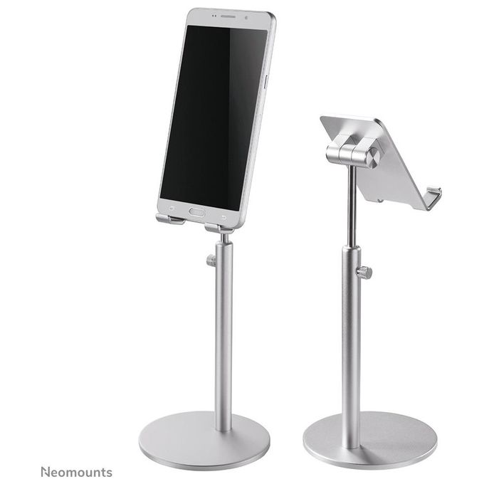 Neomounts Supporto per Telefono fino a 10'' da Scrivania Argento