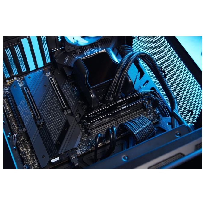 Kingston FURY Beast Black EXPO DDR5 16GB (2x8GB) 6000MT-s DDR5 CL36 DIMM Memoria Gaming per Computer Fissi Kit da 2 - KF560C36BBEK2-16 Nero 16GB Kit da 2 6000MT-s (AMD EXPO Certified)