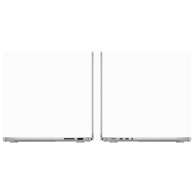 Apple MacBook Pro con Chip M3 CPU 8 Core GPU 10 Core Display Liquid Retina XDR 14.2'' 16Gb di Memoria Unificata 1Tb di Archiviazione SSD Argento
