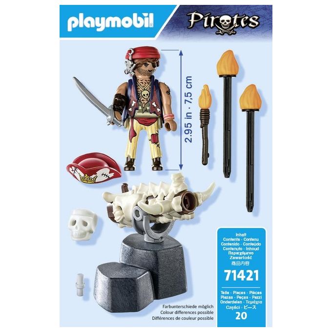 Playmobil Pirates Pirata con Cannone
