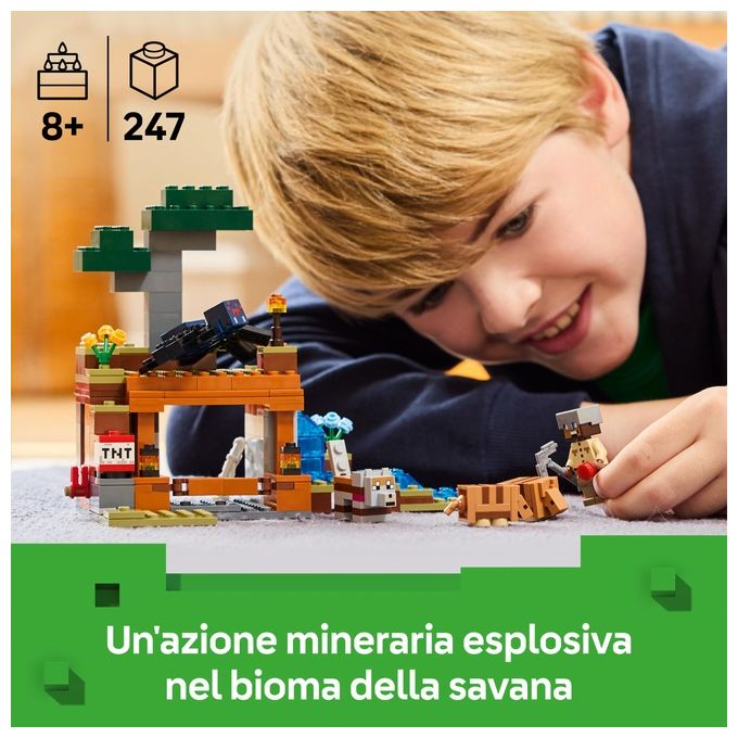 LEGO Minecraft Spedizione nella Miniera dell'Armadillo