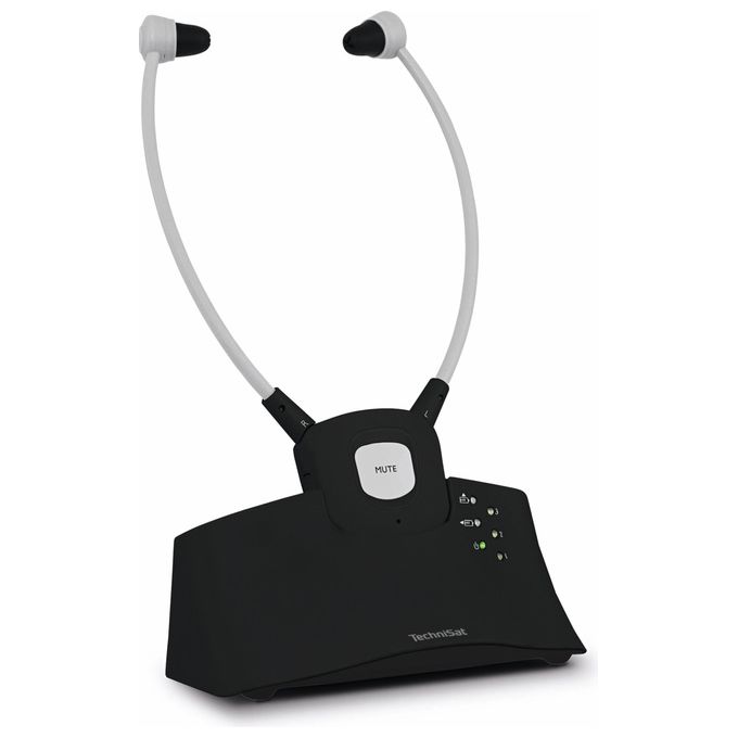Technisat Stereoman ISI 3 Cuffie Wireless Stereo per TV Nero