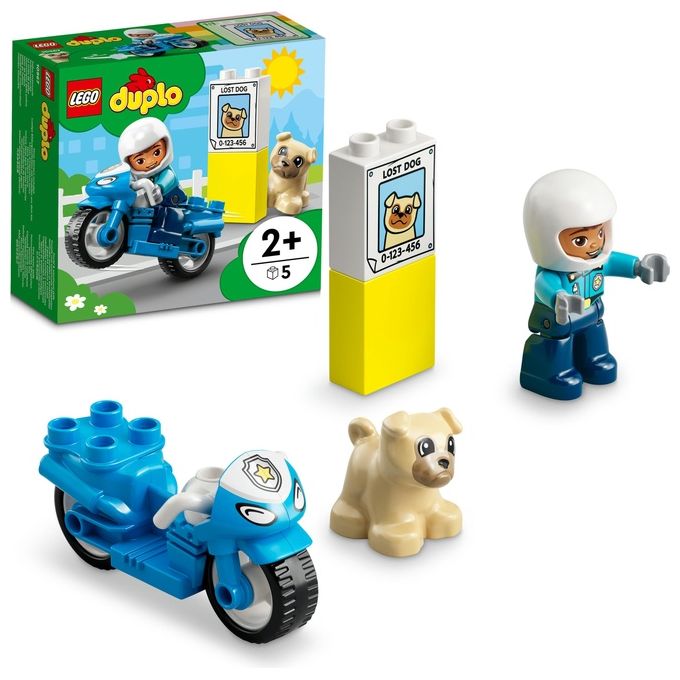 LEGO Duplo Town Moto della Polizia
