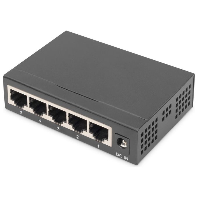 Digitus Switch di Rete Gigabit 5 Porte Non Gestito