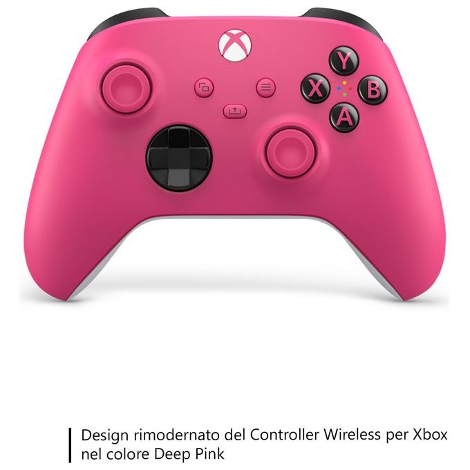 Microsoft Controller Wireless per Xbox Deep Pink