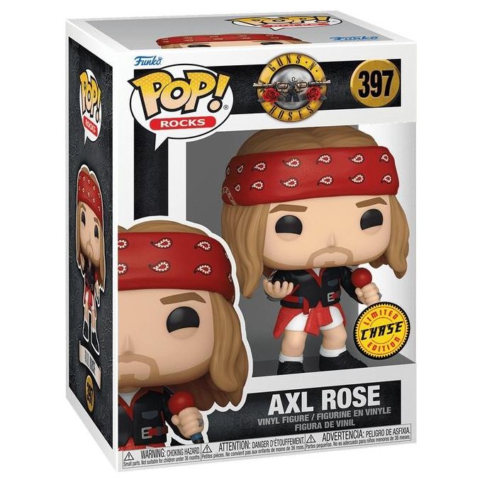 Funko Pop! Rocks Guns N Roses Axl Rose (1992s) With Chase 397