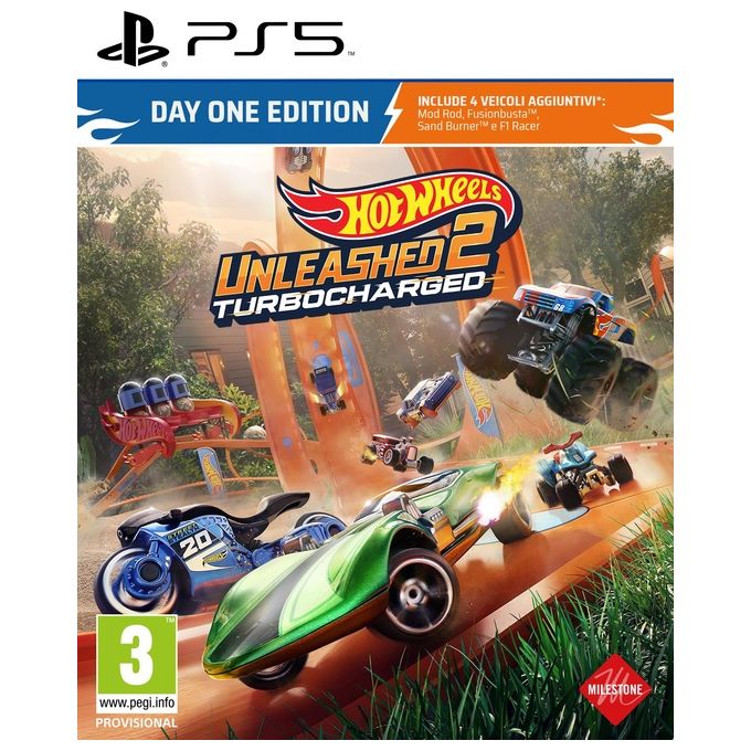 Milestone Videogioco Hot Wheels Unleashed 2 Turbocharged  Day One Edition per PlayStation 5