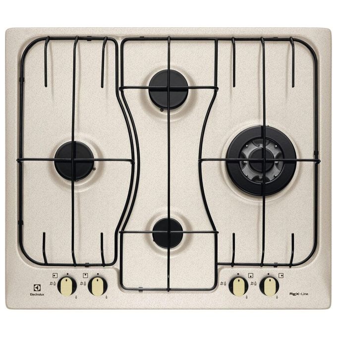 Electrolux RGG 6243 LON Piano Cottura a Gas 4 Fuochi CrossCook Bruciatore Tripla Corona 60 cm Acciaio Inox