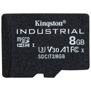 Kingston 8GB microSDHC Industrial C10 A1 pSLC - Scheda singola senza adattatore