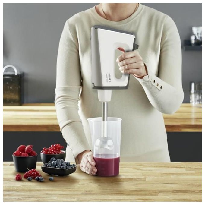 Krups 3Mix 9000 GN9121 Frullatore ad Immersione 750W Bianco
