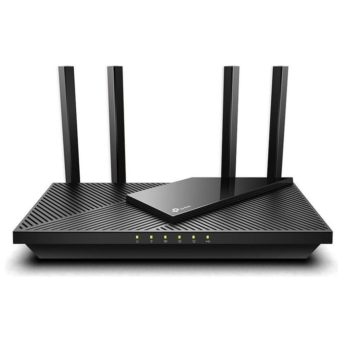 TP-Link Archer AX55 Router WiFi 6 Dual-Band AX3000Mbps Router F (FTTH - FTTB - Ethernet) fino a 1Gbps Tecnologia Beamforming TP-Link HomeShield OneMesh Tether App Compatibile con Alexa
