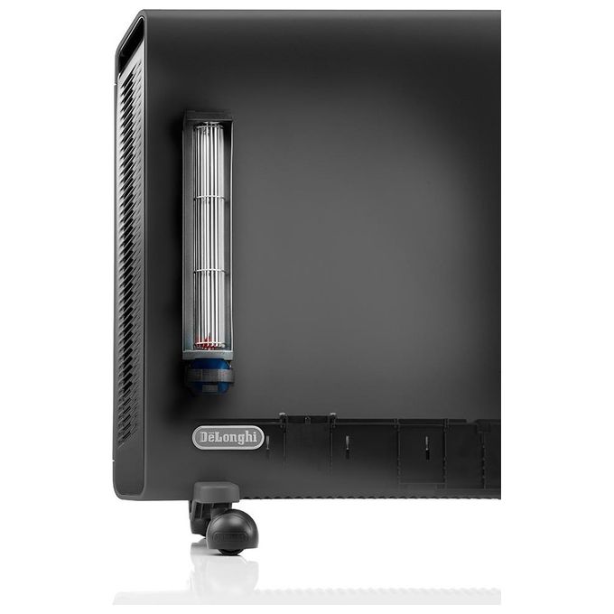 DeLonghi HX65L22 – Termoconvettore elettrico 2200 W, tecnologia ceramica, per ambienti fino a 65 m³, Grigio