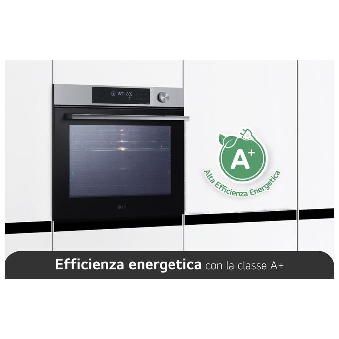 [ComeNuovo] LG InstaView WSED7613S Forno Elettrico 76 Litri Classe Energetica A EasyClean Pirolisi Air Fry Sous Vide Wi-Fi