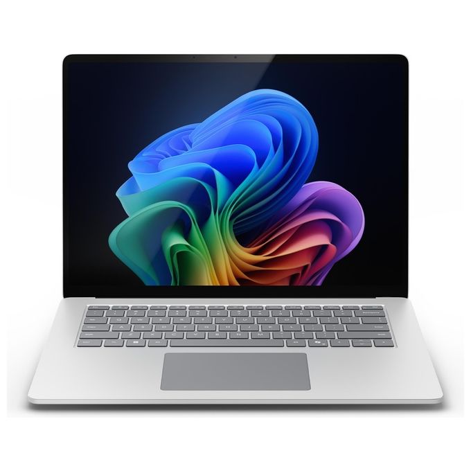 Microsoft Surface Laptop Copilot PC for Business 7th Edition Snapdragon X Elite X1E-80-100 - fino a 4 GHz Win 11 Pro Qualcomm Adreno 16 GB RAM 256 GB SSD 15'' touchscreen 2496 x 1664 @ 120 Hz Wi-Fi 7 Bluetooth platino