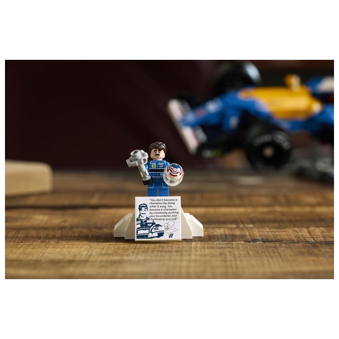 LEGO Icons Williams Racing FW14B e Nigel Mansell - Modellino di Auto F1 da Costruire con Minifigure del Pilota da Collezione, Trofeo e Supporto da Esposizione, Idea Regalo Adulti, Uomo o Donna 10353