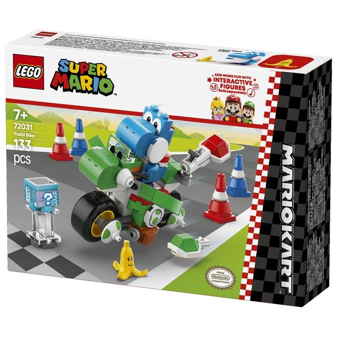 LEGO Set Moto Yoshi 72031 Mario Kart Super Mario in Edizione Esclusiva per Appassionati di Costruzioni Creative