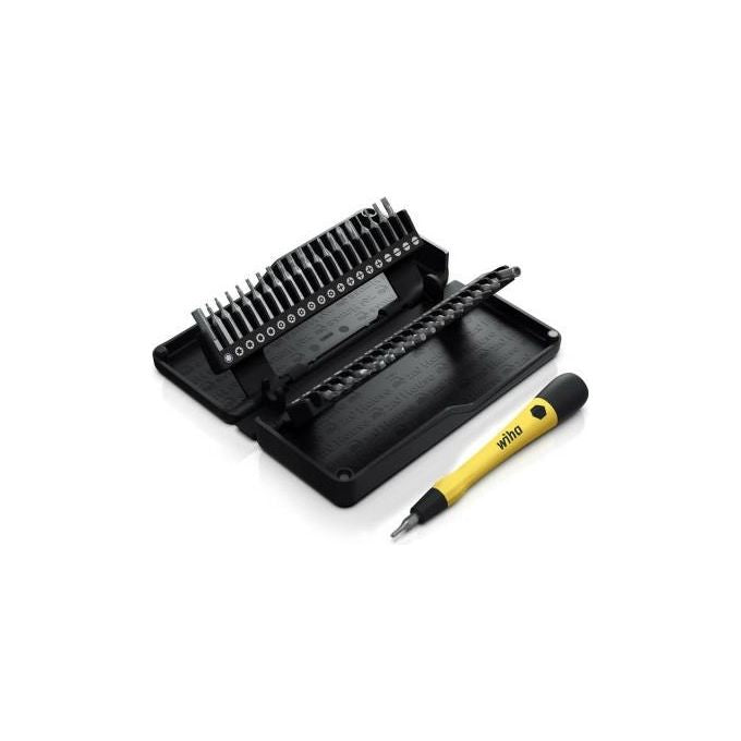 Wiha 44624 Zai Hause Set Microinserti 42 pezzi 40 inserti portainserti ESD antistatico colore Nero