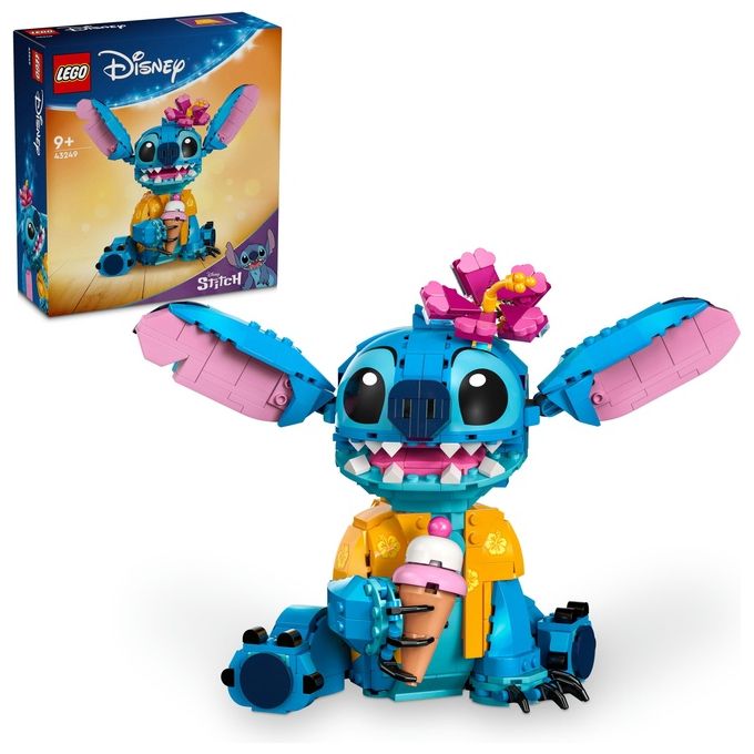 LEGO Disney 43249 Stitch, Gioco per Bambini 9+, Personaggio da Costruire con Parti Mobili, Idea Regalo Divertente dal Film