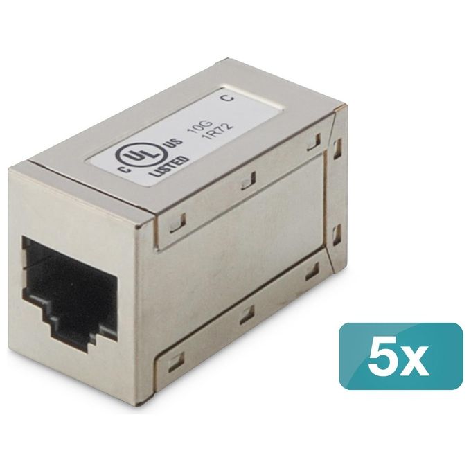 Digitus Accoppiamento Modulare Cat 6 Schermato 5 Pezzi