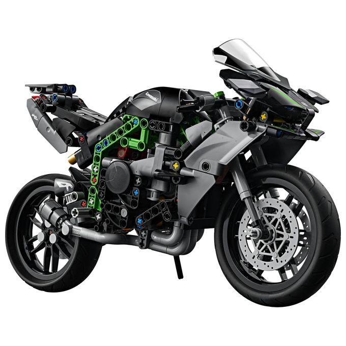 LEGO Technic 42170 Motocicletta Kawasaki Ninja H2R, Giochi per Bambini 10+, Modellino di Moto Giocattolo in Scala da Costruire