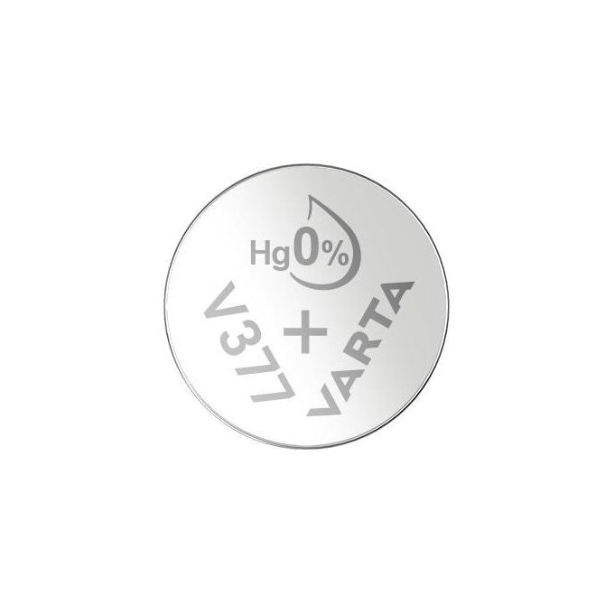 Varta Chron V 377 Argento 1.55V 27mAh Pila a Bottone