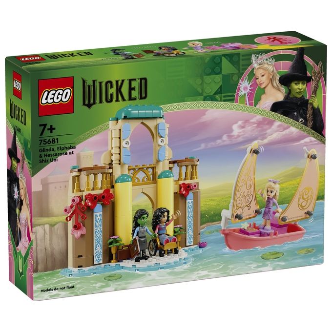 LEGO Wicked Glinda Elphaba e Nessarose all'Universita' di Shiz