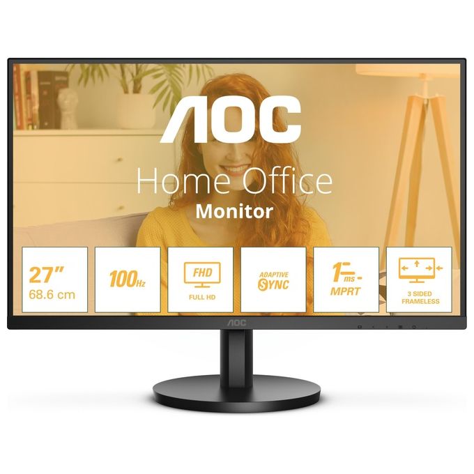 AOC B3 27B3HMA2 LED Display 27'' 1920x1080 Pixel Full HD LCD Nero