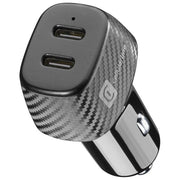 Cellular Line Caricabatterie da Auto per Accendisigari MultiPower Duo 40W Nero